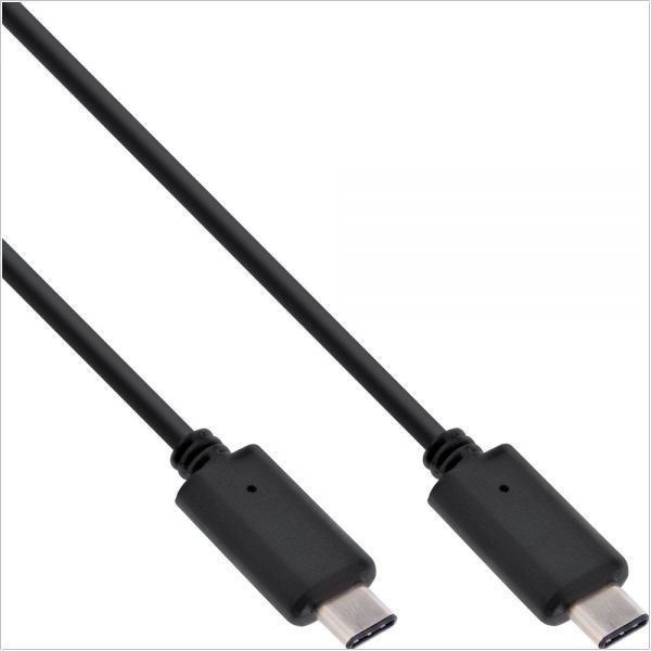 InLine Cavo USB 3.1, Type C maschio a Type C maschio, PD2.0, Nero - 1m
