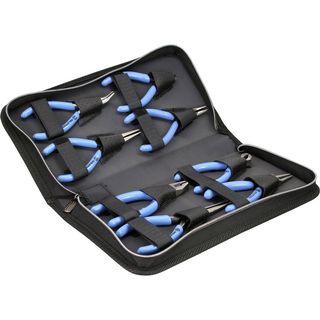 InLine Set Mini-Pinze per Elettronica - Kit 8 pezzi