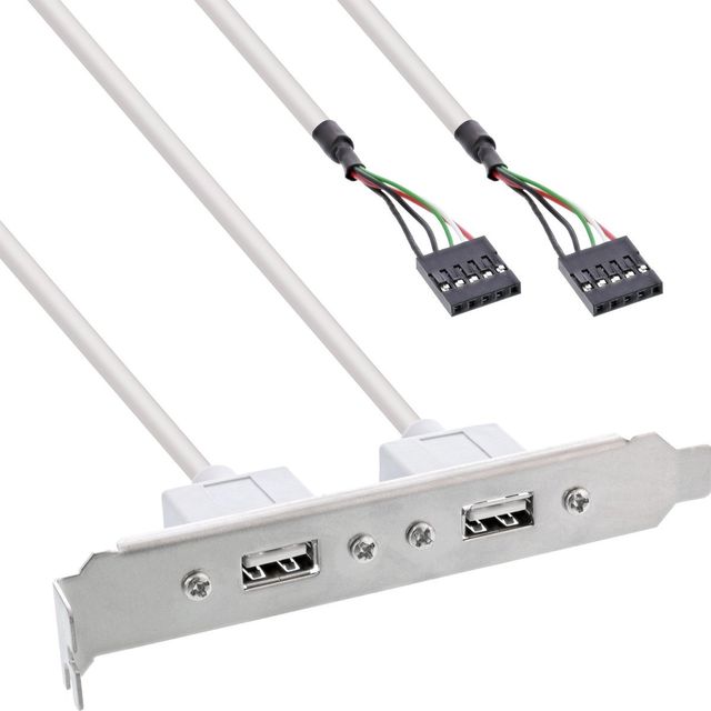 InLine Staffa PCI 2x USB 2.0 - 15cm