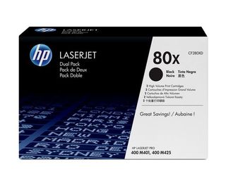 Hp - Confezione 2 Toner originale - 80X - Nero - CF280XD - 6.900 pag cad