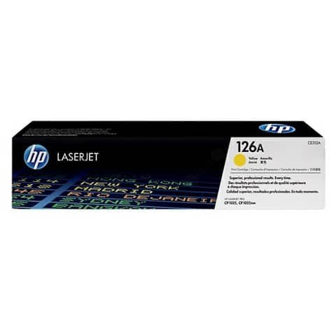 Hp - Toner originale - 126A - Giallo - CE312A - 1.000 pag