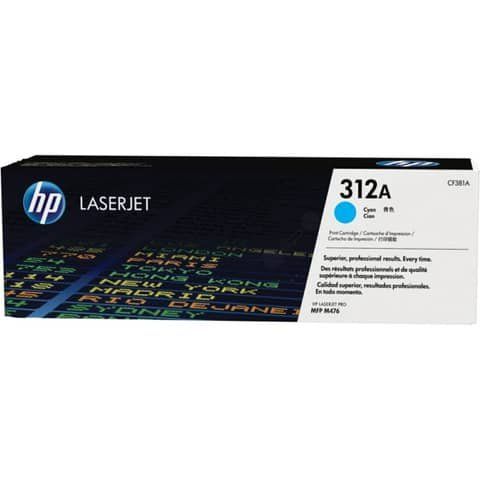 Hp - Toner originale - 312A - Ciano - CF381A - 2.700 pag