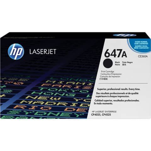 Hp - Toner originale - 647A - Nero - CE260A - 8.500 pag