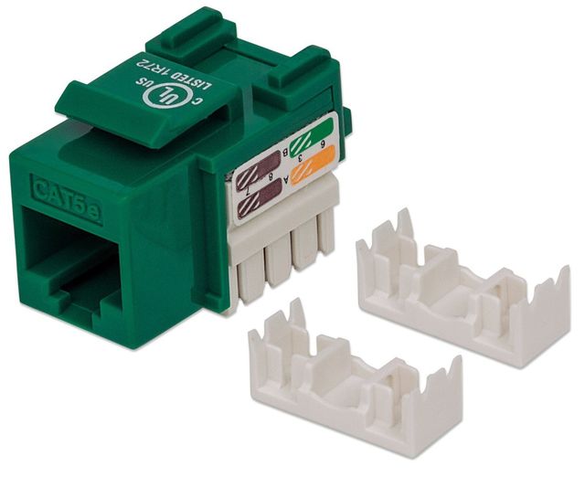 Intellinet 210997 Modulo keystone C5 UTP verde