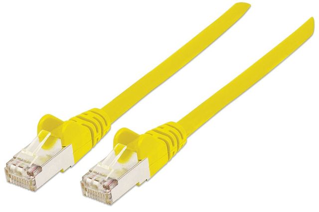 Intellinet 2m Cat6 S/FTP cavo di rete Giallo S/FTP (S-STP)
