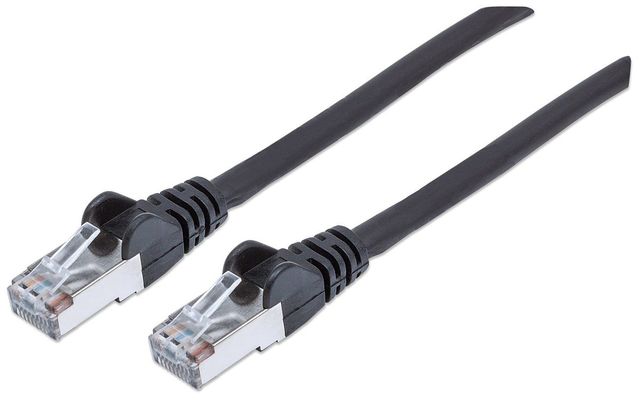 Intellinet 3m CAT6a S/FTP cavo di rete Nero S/FTP (S-STP)