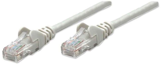 Intellinet 5m Cat5e UTP cavo di rete Grigio U/UTP (UTP)