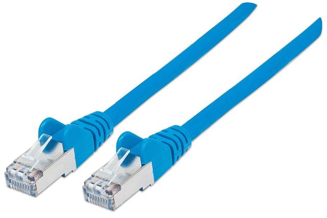 Intellinet 5m Cat6 S/FTP cavo di rete Blu S/FTP (S-STP)