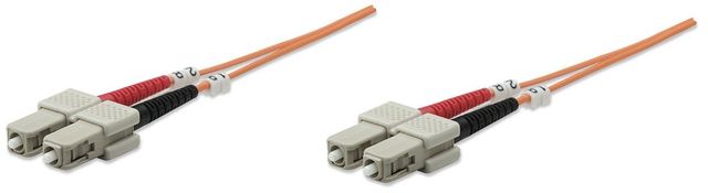 Intellinet 5m SC/SC cavo a fibre ottiche OM1 Arancione