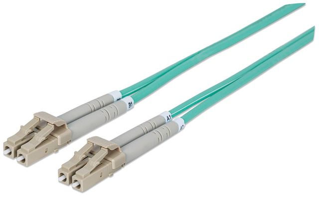 Intellinet 750080 cavo a fibre ottiche 5 m LC OM3 Colore acqua