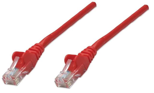 Intellinet Cat5e UTP, 2m cavo di rete Rosso U/UTP (UTP)