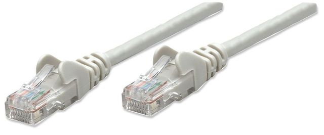 Intellinet Cat5e, 0.45m cavo di rete Grigio 0,5 m U/UTP (UTP)