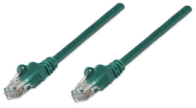Intellinet Cat6, 0.5m cavo di rete Verde 0,5 m U/UTP (UTP)
