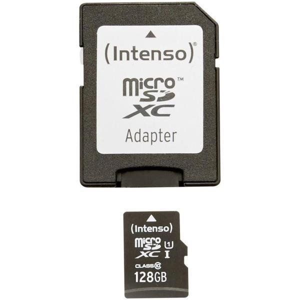 Intenso - Scheda di memoria flash (adattatore da microSDXC a SD in dotazione) -…