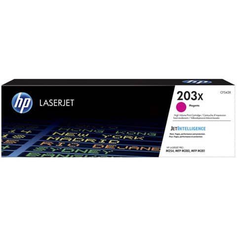 Hp - Toner originale- 203X - Magenta - CF543X - 2.500 pag