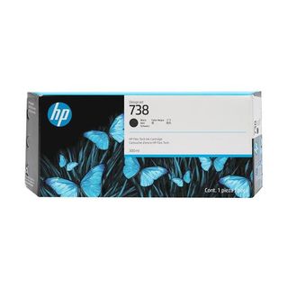 Hp originale - Cartuccia Ink DesignJet 738 - Nero - 498N8A - 300ml