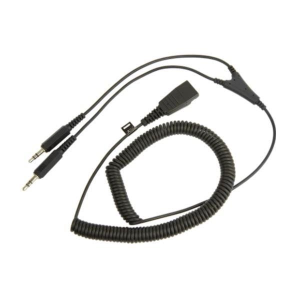 Jabra - Cavo per cuffie - mini-jack maschio a disconnessione rapida maschio - 2…
