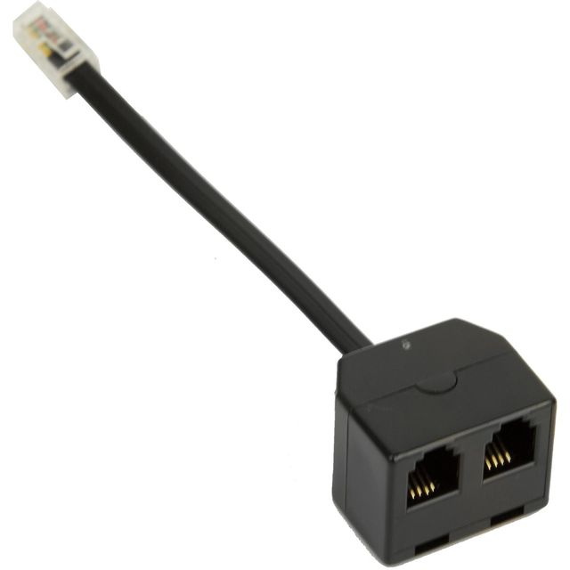 Jabra - Splitter telefono - RJ-10 femmina a RJ-10 maschio