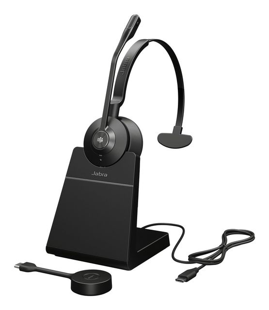 Jabra 9653-475-111 Engage 55 SE Cuffia Mono Wireless con Supporto
