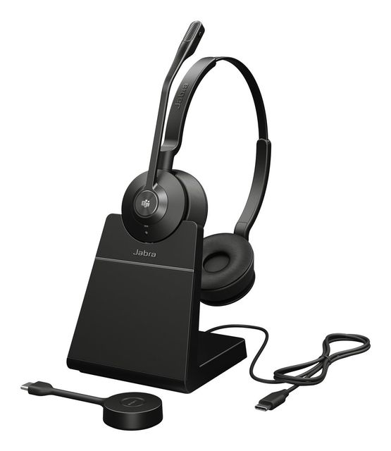 Jabra 9659-475-111 Engage 55 SE Cuffia Wireless per Ufficio con Supporto
