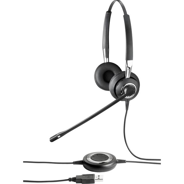 Jabra BIZ 2400 Duo USB - Cuffie con microfono - on-ear - cablato