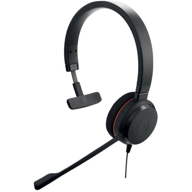Jabra Evolve 20 UC mono - Cuffie con microfono - over ear - cablato - USB