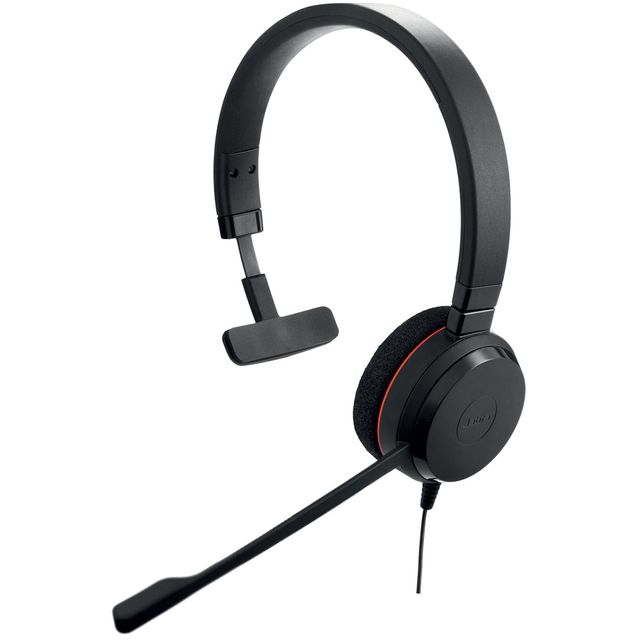 Jabra Evolve 20, Cablato, 150 - 7000 Hz, Ufficio, 104 g, Auricolare, Nero