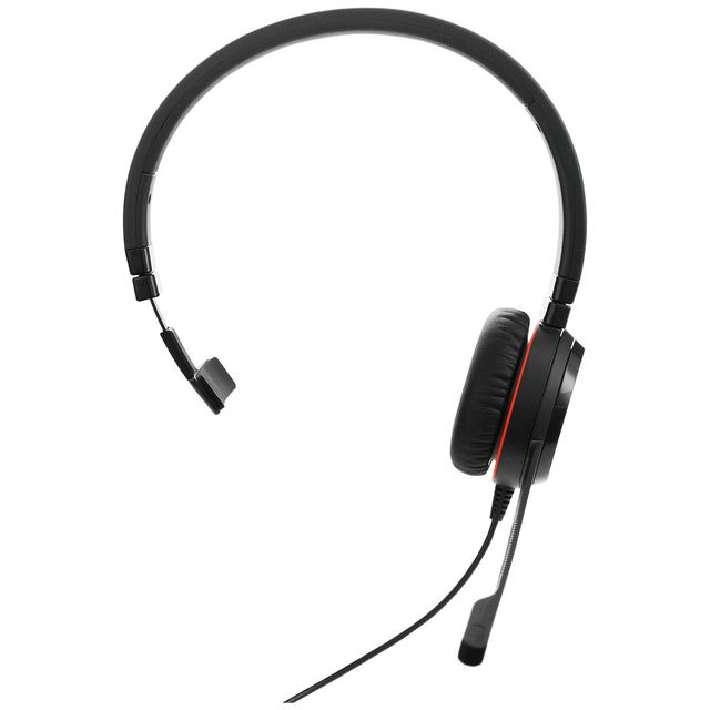 Jabra Evolve 20SE UC Mono Auricolare Cablato A Padiglione Ufficio USB tipo A Bl…