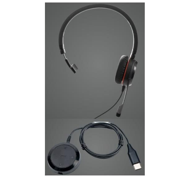 Jabra Evolve 30 II UC Mono - Cuffie con microfono - over ear - cablato - USB, j…