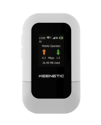 KEENETIC ROUTER ROAMER 4G MOBILE HOTSPOT WITH WI-FI 6