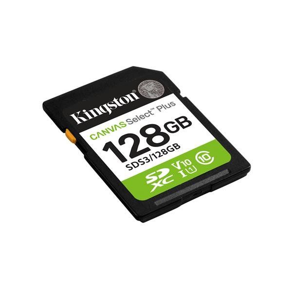 KINGSTON CANVAS SELECT PLUS 256GB SDXC Video Class V10 / UHS-I U1 / Class10
