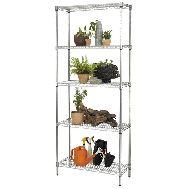 Kit scaffale Archimede Outdoor - 5 ripiani - 36 x 90 x 177 cm - acciaio zincato…