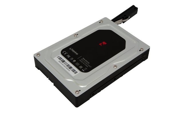 Kingston - Adattatore vano unita' di memorizzazione - da 3,5" a 2,5" - nero