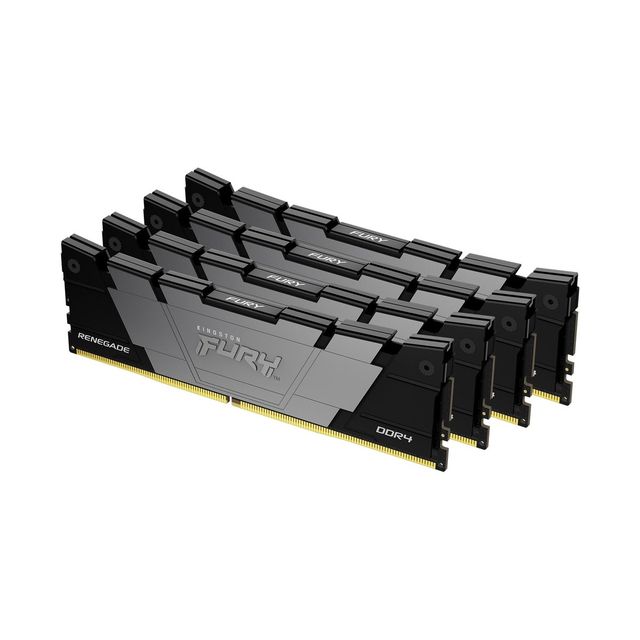Kingston 64GB (4x16GB) DDR4 3200MTs CL16 FURY Renegade Black XMP