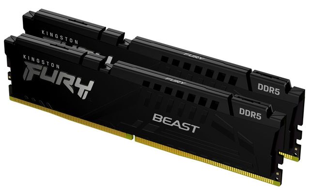 Kingston 64GB 6000MTs DDR5 CL63 DIMM (Kit of 2)FURY beast Black )