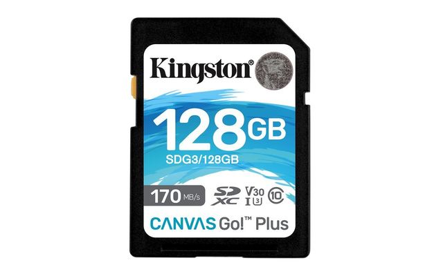 Kingston Canvas Go! Plus - Scheda di memoria flash - 128 GB - Video Class V30 /…