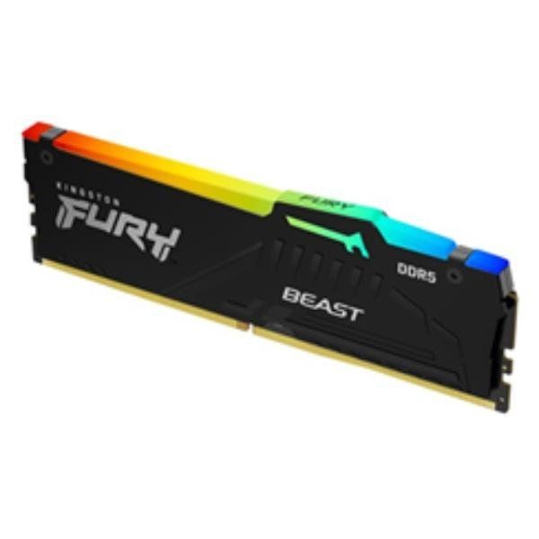 Kingston FURY Beast RGB - DDR5 - kit - 16 GB: 2 x 8 GB - DIMM 288-PIN - 5200 MH…
