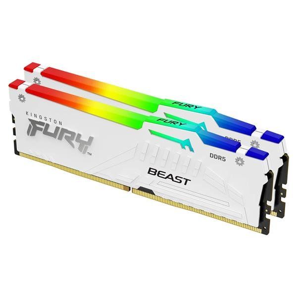 Kingston FURY Beast RGB - DDR5 - kit - 64 GB: 2 x 32 GB - DIMM 288-PIN - 6000 M…