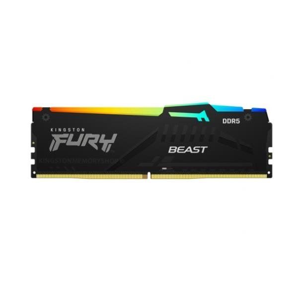 Kingston FURY Beast RGB - DDR5 - modulo - 8 GB - DIMM 288-PIN - 5200 MHz / PC5-…