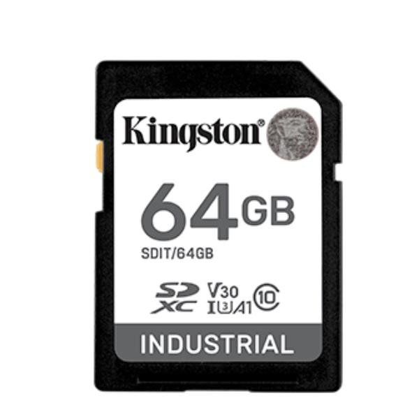 Kingston Industrial - Scheda di memoria flash - 64 GB - A1 / Video Class V30 / …