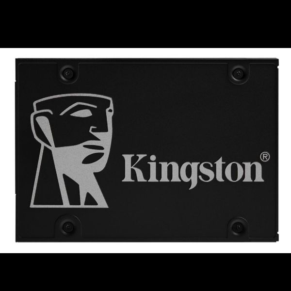 Kingston KC600 - SSD - crittografato - 2 TB - interno - 2.5" - SATA 6Gb/s - 256…