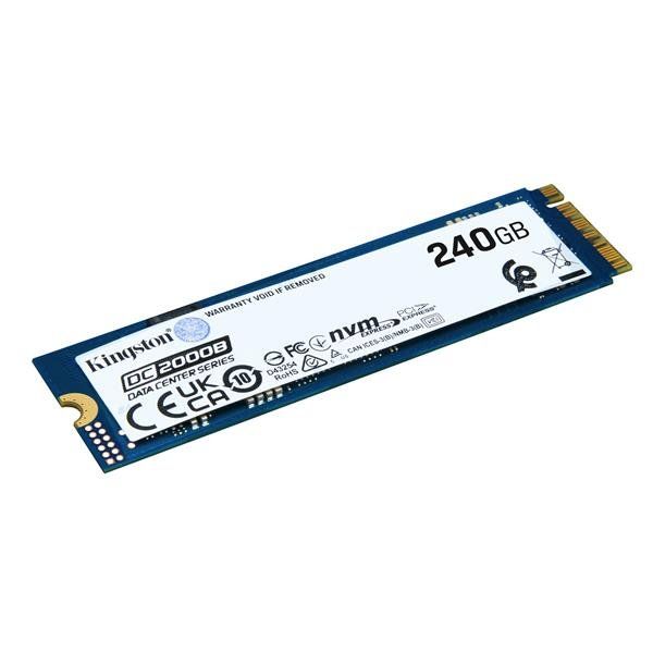Kingston Technology 240G DC2000B PCIe 4.0 M.2 2280 Enterprise SSD (Senza dissip…
