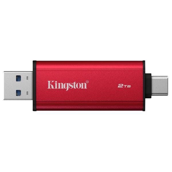 Kingston Technology 2TB Dual USB-A/C Portable SSD, Up to 1050MB/s USB 3.2 Gen 2…