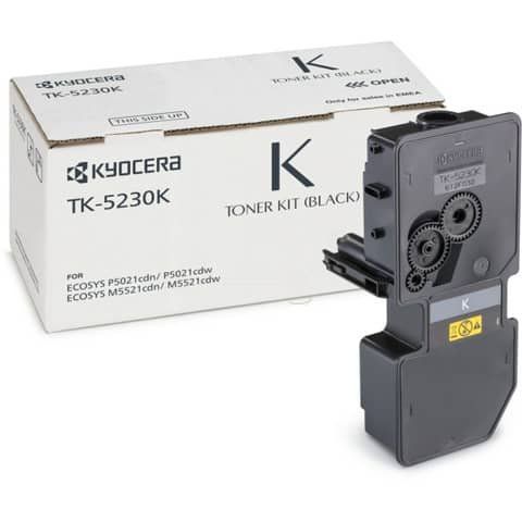 Kyocera TK 5230K - Nero - originale - cartuccia toner - per ECOSYS M5521, P5021