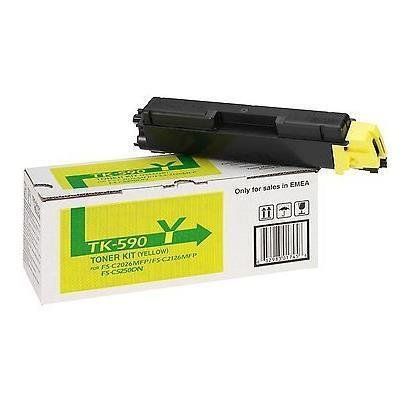 Kyocera TK 590Y - Giallo - originale - kit toner - per Kyocera FS-C2026, FS-C21…