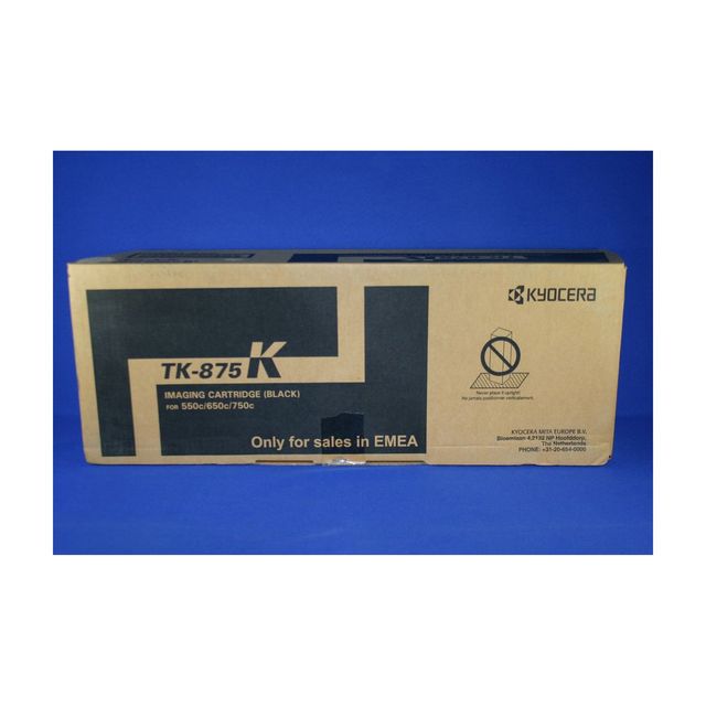 Kyocera TK 875K - Nero - originale - kit toner - per TASKalfa 550c, 650c, 750c