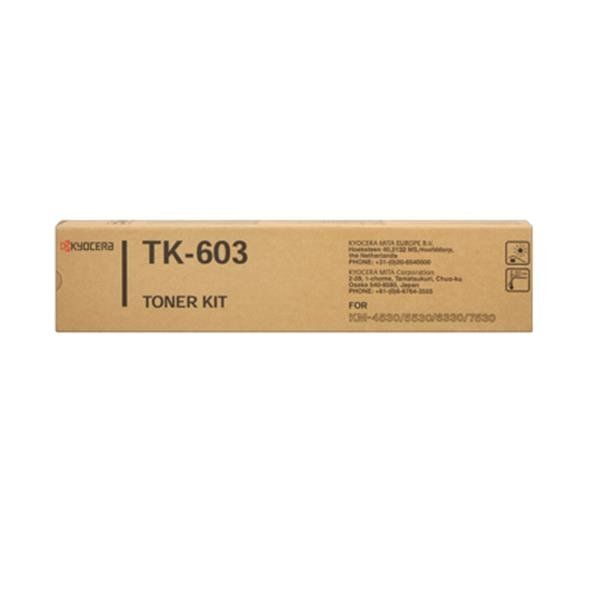 Kyocera TK 603 - Nero - originale - cartuccia toner - per KM 4530, 5530, 6330, …