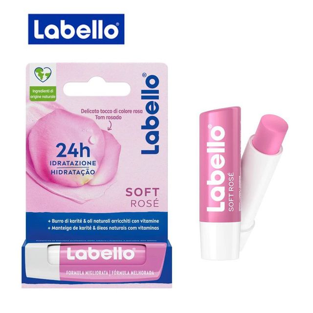LABELLO BURRO CACAO SOFT ROSE 4.8G
