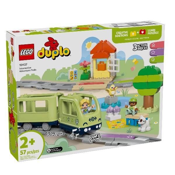 LEGO DUPLO TRENO D' AVVENTURA INTERATTIVO CON PISTA STAZIONE FERROVIARIA MATTON…