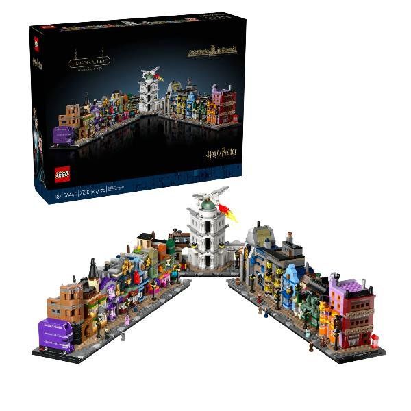LEGO HARRY POTTER NEGOZI DI MAGIA DI DIAGON ALLEY CON 16 MICROFIGURE DA ESPOSIZ…